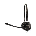HS-WD-USB-2 Binaural Over The Head Headset, Black