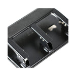 40-Sheet Three-Hole Punch With Padded Handle, 9/32" Holes, Black