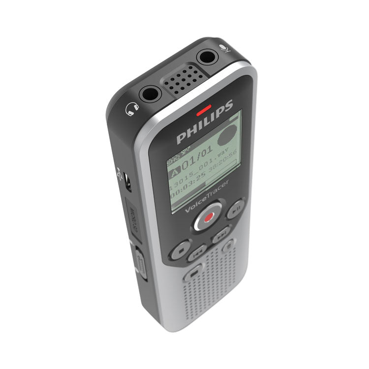 Voice Tracer DVT1250 Audio Recorder, 8 GB, Black/Silver