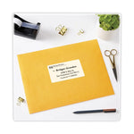 Shipping Labels with TrueBlock Technology, Laser Printers, 2.5 x 4, White, 8/Sheet, 25 Sheets/Pack