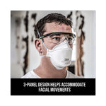 Aura Particulate Respirator 9205+, N95, One Size Fits All, 20/Pack