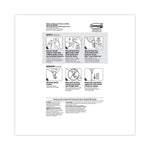 Small Wire Hooks, Small, Plastic/Metal, Clear, 0.5 lb Capacity, Clear, 15 Hooks and 20 Strips/Pack