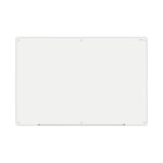 Frameless Glass Marker Board, 72" x 48", White Surface