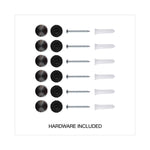 Frameless Glass Marker Board, 72" x 48", White Surface