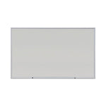 Deluxe Melamine Dry Erase Board, 60" x 36", White Surface, Anodized Aluminum Frame