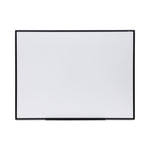 Design Series Deluxe Dry Erase Board, 48" x 36", White Surface, Black Anodized Aluminum Frame
