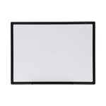 Design Series Deluxe Dry Erase Board, 24" x 18", White Surface, Black Anodized Aluminum Frame