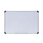 Magnetic Steel Dry Erase Marker Board, 36" x 24", White Surface, Satin Aluminum Frame