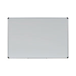 Magnetic Steel Dry Erase Marker Board, 72" x 48", White Surface, Satin Aluminum Frame