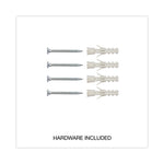 Magnetic Steel Dry Erase Marker Board, 72" x 48", White Surface, Satin Aluminum Frame