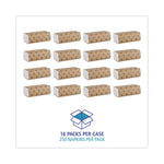 Multifold Paper Towels, 1-Ply, 9 x 9.45, White, 250 Towels/Pack, 16 Packs/Carton