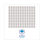 1-Ply Toilet Tissue, Septic Safe, White, 1,000 Sheets, 96 Rolls/Carton