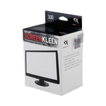 OneStep CRT Screen Cleaning Pads, Cloth, 5 x 5, Unscented, White, 100/Box