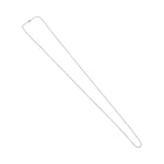 ID Badge Holder Chain, Metal Ball Chain Fastener, 36" Long, Nickel Plated, 100/Box