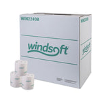 Bath Tissue, Septic Safe, Individually Wrapped Rolls, 2-Ply, White, 500 Sheets/Roll, 96 Rolls/Carton