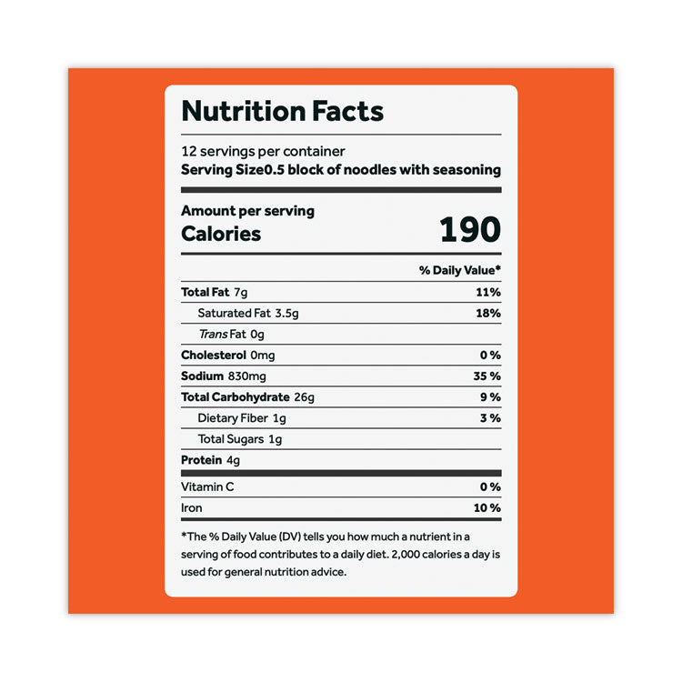 Ramen Noodle Soup Chicken Flavor Souper, 3 oz, 6/Package, 4 Packages/Pack