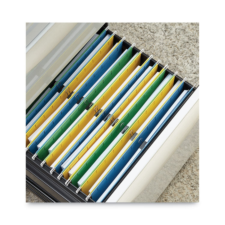 Binder Clips, Mini, Black/Silver, 12/Box