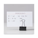 Binder Clips, Mini, Black/Silver, 12/Box