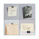 Binder Clip Zip-Seal Bag Value Pack, Mini, Black/Silver, 144/Pack