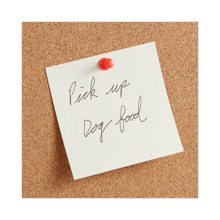 Colored Push Pins, Plastic, Assorted, 0.38", 400/Pack