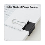 Binder Clips with Storage Tub, Medium, Black/Silver, 24/Pack