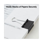 Binder Clip Zip-Seal Bag Value Pack, Medium, Black/Silver, 36/Pack