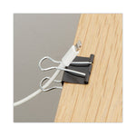 Binder Clips Value Pack, Small, Black/Silver, 36/Box