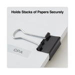 Binder Clips, Small, Black/Silver, 12/Box
