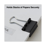 Binder Clip Value Pack, Mini, Black/Silver, 36/Box