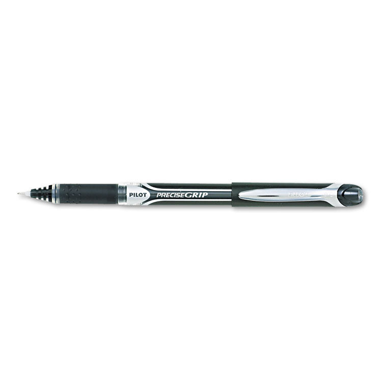 Precise Grip Rollerball Pen, Stick, Bold 1 mm, Black Ink, Black Barrel