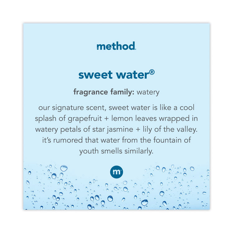 Gel Hand Wash, Sweet Water Scent, 12 oz, 6/Carton