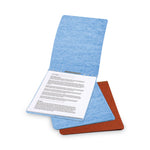 Presstex Report Cover With Tyvek Reinforced Hinge, Top Bound, Two-Piece Prong Fastener, 2" Capacity, 8.5 X 14, Light Blue