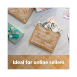 Curbside Recyclable Padded Mailer, #6, Bubble Cushion, Self-Adhesive Closure, 13.75 x 20, Natural Kraft, 50/Carton