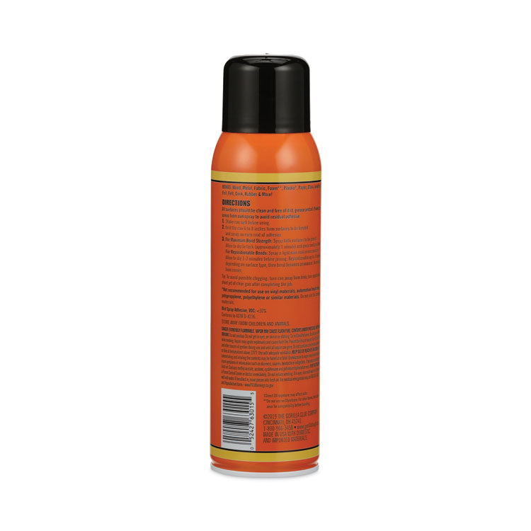 Spray Adhesive, 14 oz, Dries Clear