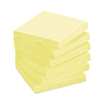 Original Pads in Canary Yellow, 3" x 3", 100 Sheets/Pad, 12 Pads/Pack