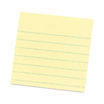 Original Canary Yellow Pop-up Refill, Note Ruled, 3" x 3", Canary Yellow, 100 Sheets/Pad, 6 Pads/Pack