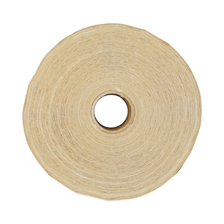 Glass-Fiber Reinforced Gummed Kraft Sealing Tape, 3" Core, 3" X 450 Ft, Brown, 10/carton