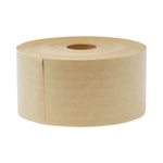 Glass-Fiber Reinforced Gummed Kraft Sealing Tape, 3" Core, 3" X 375 Ft, Brown, 8/carton