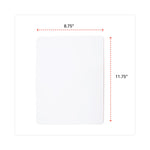 Lap/Learning Dry-Erase Board, 11.75" x 8.75", White Surface, 6/Pack