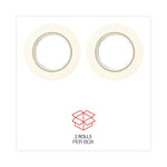 General-Purpose Masking Tape, 3" Core, 48 Mm X 54.8 M, Beige, 2/pack