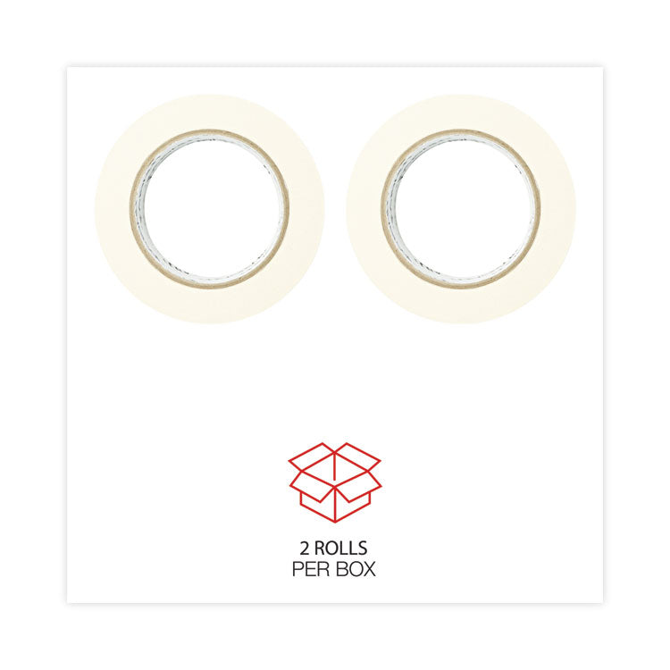 General-Purpose Masking Tape, 3" Core, 48 Mm X 54.8 M, Beige, 2/pack