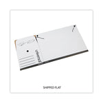 Deluxe Quick Set-Up String-And-Button Boxes, Letter Files, White, 12/carton