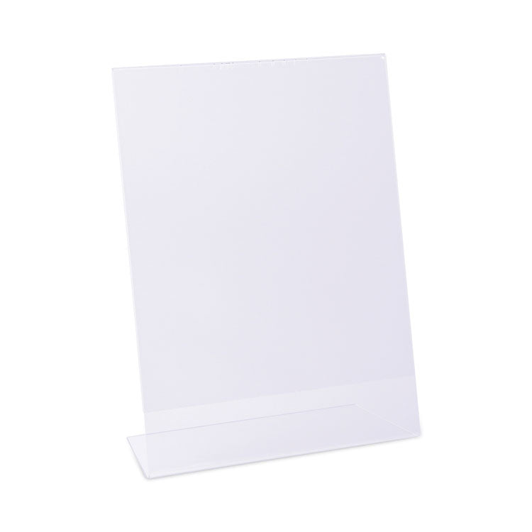Clear L-Style Freestanding Frame, 8.5 x 11 Insert, 3/Pack