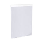 Wall Mount Sign Holder, 8.5 x 11, Vertical, Clear