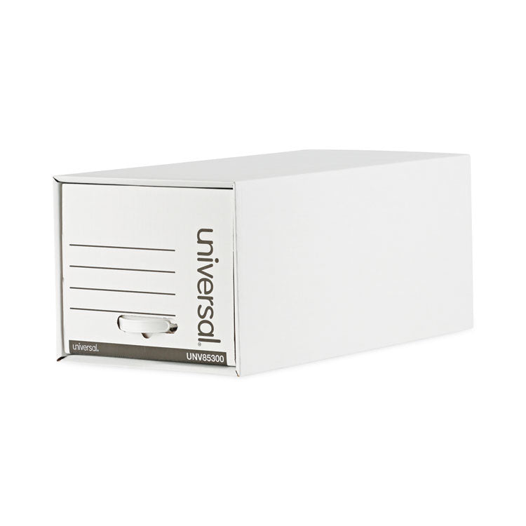 Heavy-Duty Storage Drawers, Letter Files, 14" X 25.5" X 11.5", White, 6/carton