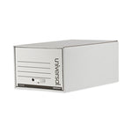 Heavy-Duty Storage Drawers, Legal Files, 17.25" X 25.5" X 11.5", White, 6/carton