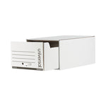 Heavy-Duty Storage Drawers, Legal Files, 17.25" X 25.5" X 11.5", White, 6/carton