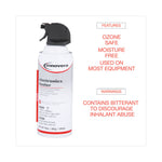 Compressed Air Duster Cleaner, 10 Oz Can, 6/pack