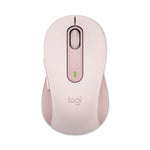 Signature M650 Wireless Mouse, Medium, 2.4 GHz Frequency, 33 ft Wireless Range, Right Hand Use, Rose