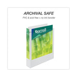 Earth's Choice Plant-Based Round Ring View Binder, 3 Rings, 1.5" Capacity, 11 x 8.5, White